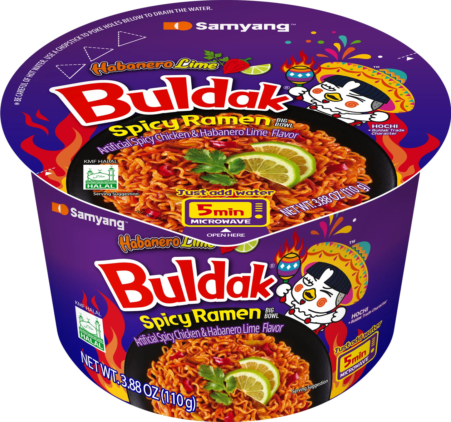 Buldak Habanero Lime Big Bowl - US 6779